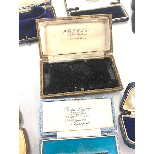 26 - 12 Antique/ Vintage jewellery and watch boxes