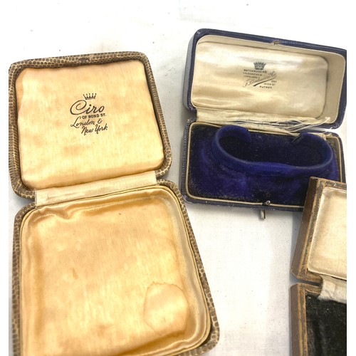 26 - 12 Antique/ Vintage jewellery and watch boxes