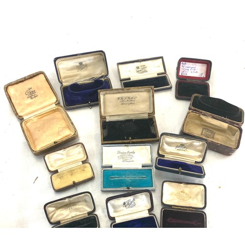 26 - 12 Antique/ Vintage jewellery and watch boxes