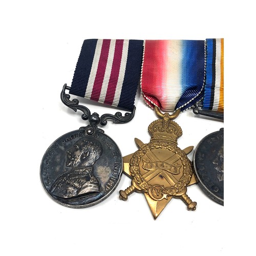 471 - ww1 military medal & 1914-15 trio medal group to 76009 spr cpl r jopling MM named 67009 2.cpl r jopl... 