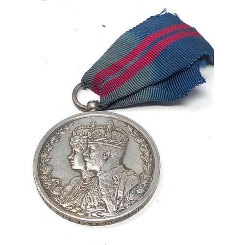 479 - 1911 Delhi Durbar medal named to 10007 pte j.wood D.L.I