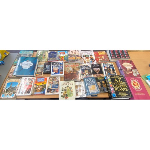 304 - Selection of assorted hardback books to include antique books, Giles etc