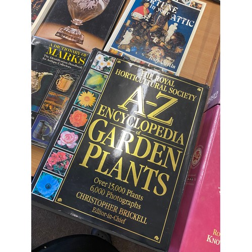 304 - Selection of assorted hardback books to include antique books, Giles etc