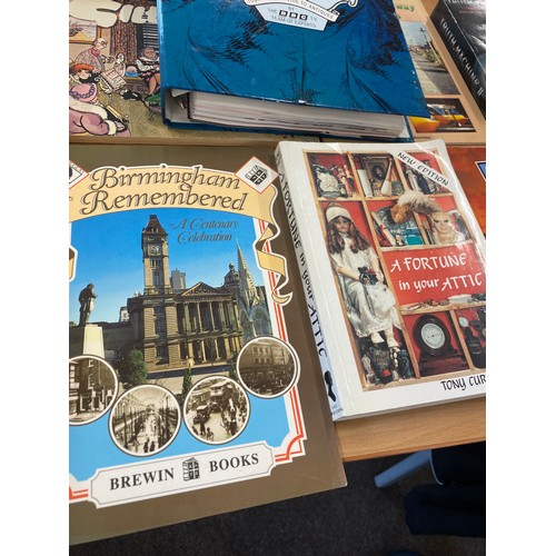 304 - Selection of assorted hardback books to include antique books, Giles etc