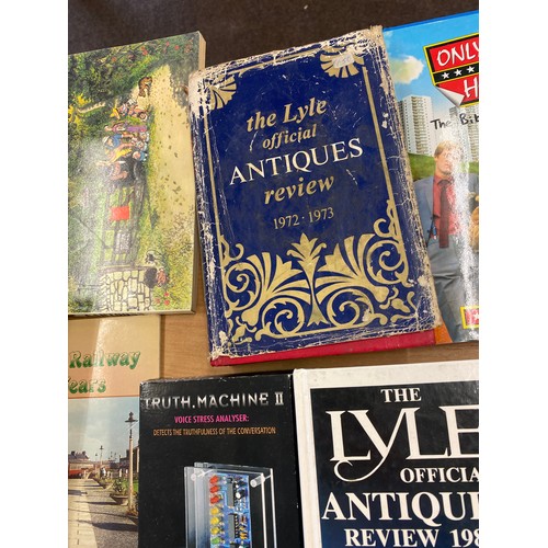 304 - Selection of assorted hardback books to include antique books, Giles etc