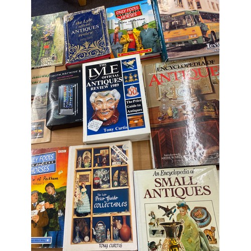 304 - Selection of assorted hardback books to include antique books, Giles etc