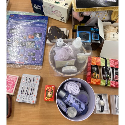 305 - Large selection of gift sets,travels sets, puzzles etc