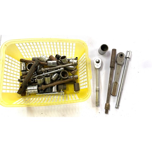 119 - Selection of sockets sets, ratchets