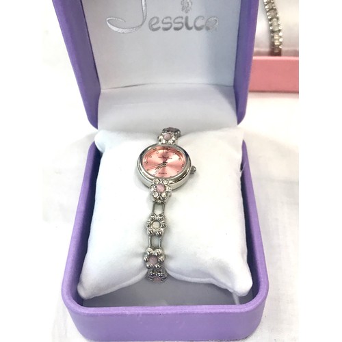 326 - Selection of boxed ladies wristwatches, untested