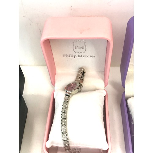 326 - Selection of boxed ladies wristwatches, untested