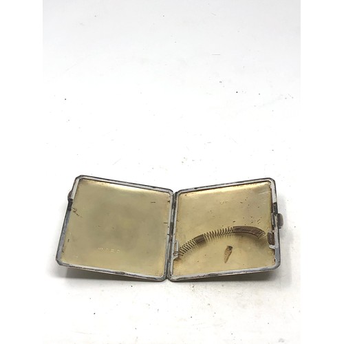 4 - silver cigarette case sheffield silver hallmarks