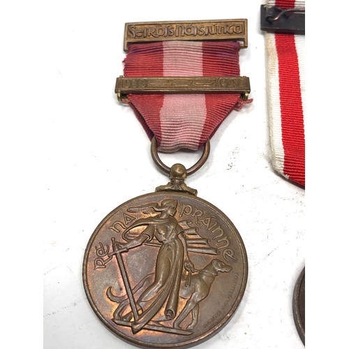 455 - 3 Irish medals inc ww2 Emergency & irish red cross