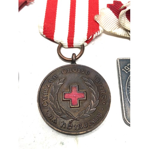 455 - 3 Irish medals inc ww2 Emergency & irish red cross