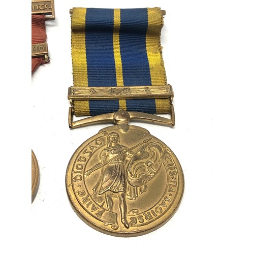 459 - 2 Irish medals inc defence forces 12 year service & ww2 emergency