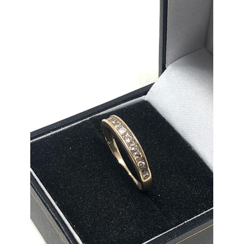 359 - 9ct gold diamond ring (1.9g)