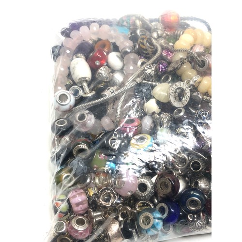 392 - 1.6kg Sterling Silver Mixed Brand Charms & Charm Bracelets (1600g)