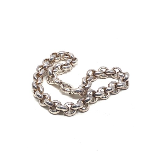 372 - Sterling Silver Chunky Linked Chain (121g)