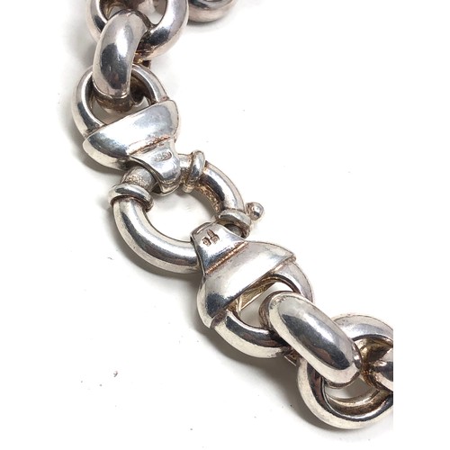 372 - Sterling Silver Chunky Linked Chain (121g)