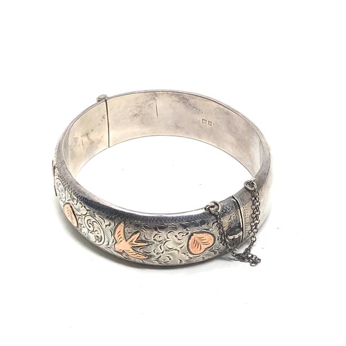 396 - Sterling Silver 70'S  Bangle (31g)