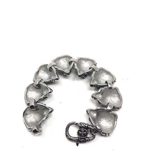 423 - Chunky Lion Head Statement Bracelet (140g)