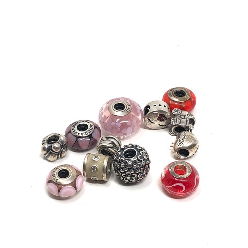 384 - 12 X Sterling Silver Pandora Charms (54g)