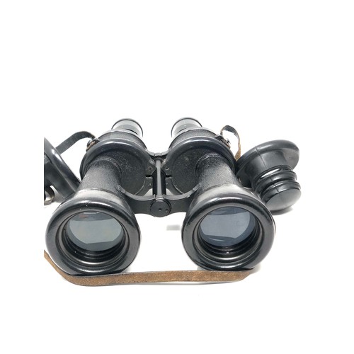 475 - ww2 german kriegsmarine U.Boat Binoculars marked beh 7x50 455060 cased dated 1944 eagle 7 swastika o... 