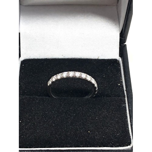 102 - 18ct white gold diamond ring weight 2.3g