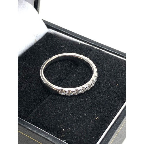 102 - 18ct white gold diamond ring weight 2.3g