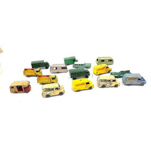 556 - Selection miniature vintage Lesney diecast cars