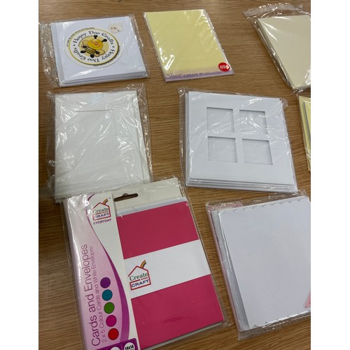 88 - Selection of craft items to include cards and envelopes