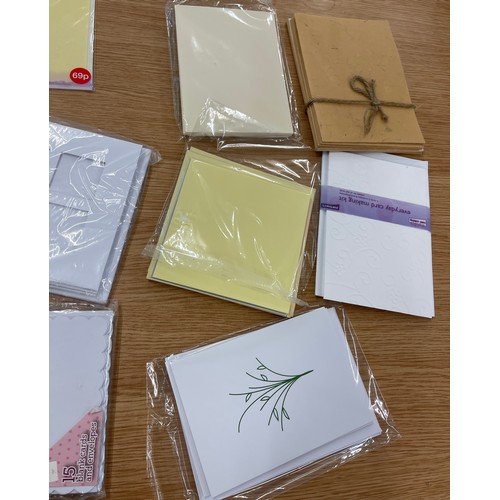 88 - Selection of craft items to include cards and envelopes