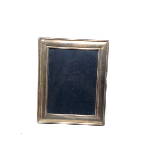 9 - Vintage silver picture frame measures approx 26cm by 21cm age related wear