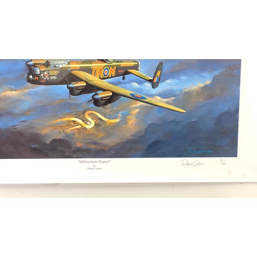 54 - Limited Edition Millenium Flypast print by Robert Calow signed, 72/100