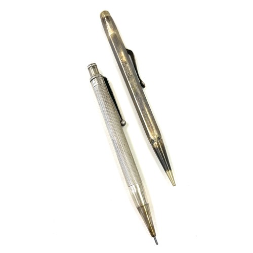 597 - Kingswood Eversharp propelling silver pencil, silver hallmarked Power propelling pencil