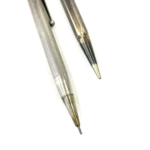 597 - Kingswood Eversharp propelling silver pencil, silver hallmarked Power propelling pencil