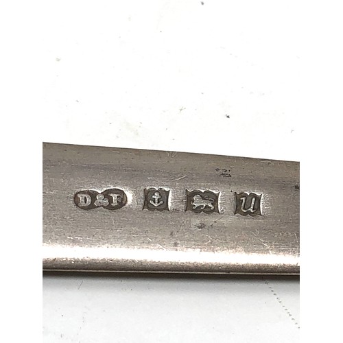 6 - Vintage silver letter opener by Deacon & francis birmingham silver hallmarks measures approx 19ins l... 