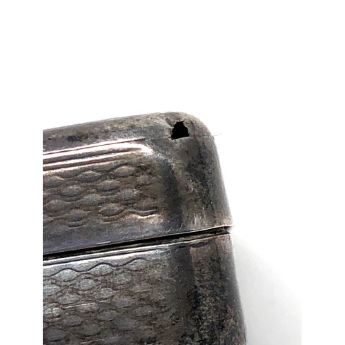 8 - Georgian silver snuff box London silver hallmarks date letter c 1798 kakkers mark W.W measures appro... 