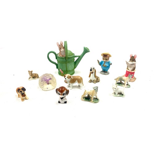 74 - Selection of collectable items includes Beatrix potter, wade whimseys etc