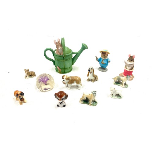 74 - Selection of collectable items includes Beatrix potter, wade whimseys etc