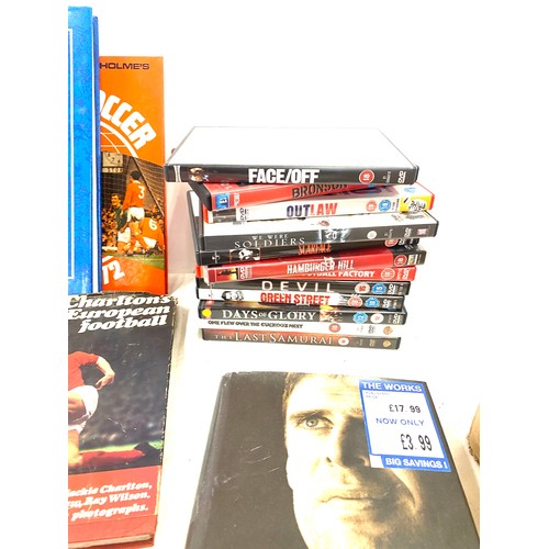 269 - Selection of assorted football books includes Football champions, World soccer etc