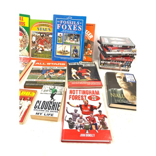 269 - Selection of assorted football books includes Football champions, World soccer etc