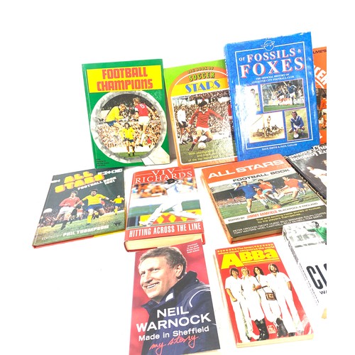 269 - Selection of assorted football books includes Football champions, World soccer etc