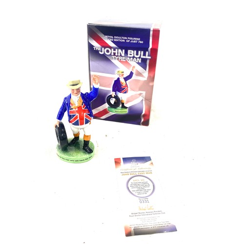 60 - Boxed Royal Doulton The John Bull Tyre Man limited edition figure