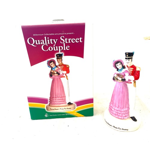 48 - Boxed Royal Doulton Quality Street Couple  limited edition figure