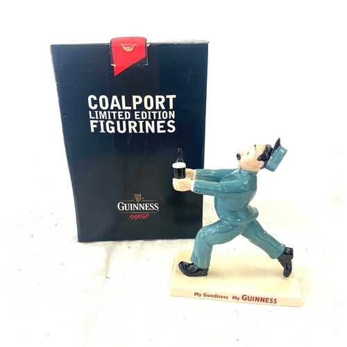57 - Boxed Coalport limited edition Guiness Zookeper figure My Goodness My Guiness