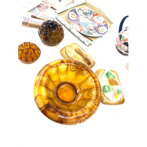 274 - Large selection of miscellaneous includes vintage glass bowl and flower holder etc