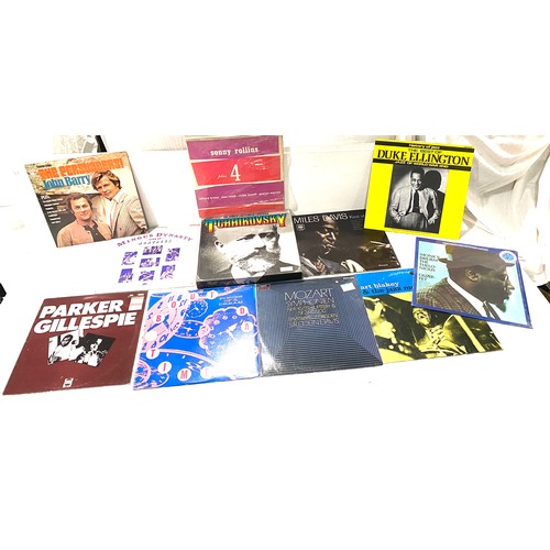 80 - Selection of 9 Jazz Lps includes Sonny rolins, Duke Ellington, The Lionns Monk, Art Blakey, Miles Da... 