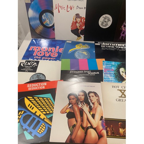 62 - Selection of 12inch Dance and R&B singles to include Monie Love, The Jammers, Alexander Oneil etc