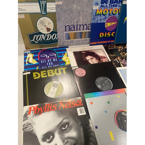 59 - Large selection of 12inch Dance and R&B singles to include Slave, Starpoint, Shannon etc