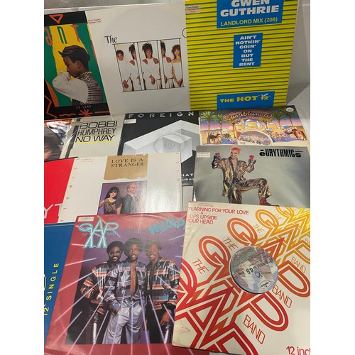 76 - Large selection of 12inch Dance and R&B singles to include Gwen Guthrie, Alantic Starr, GAP etc